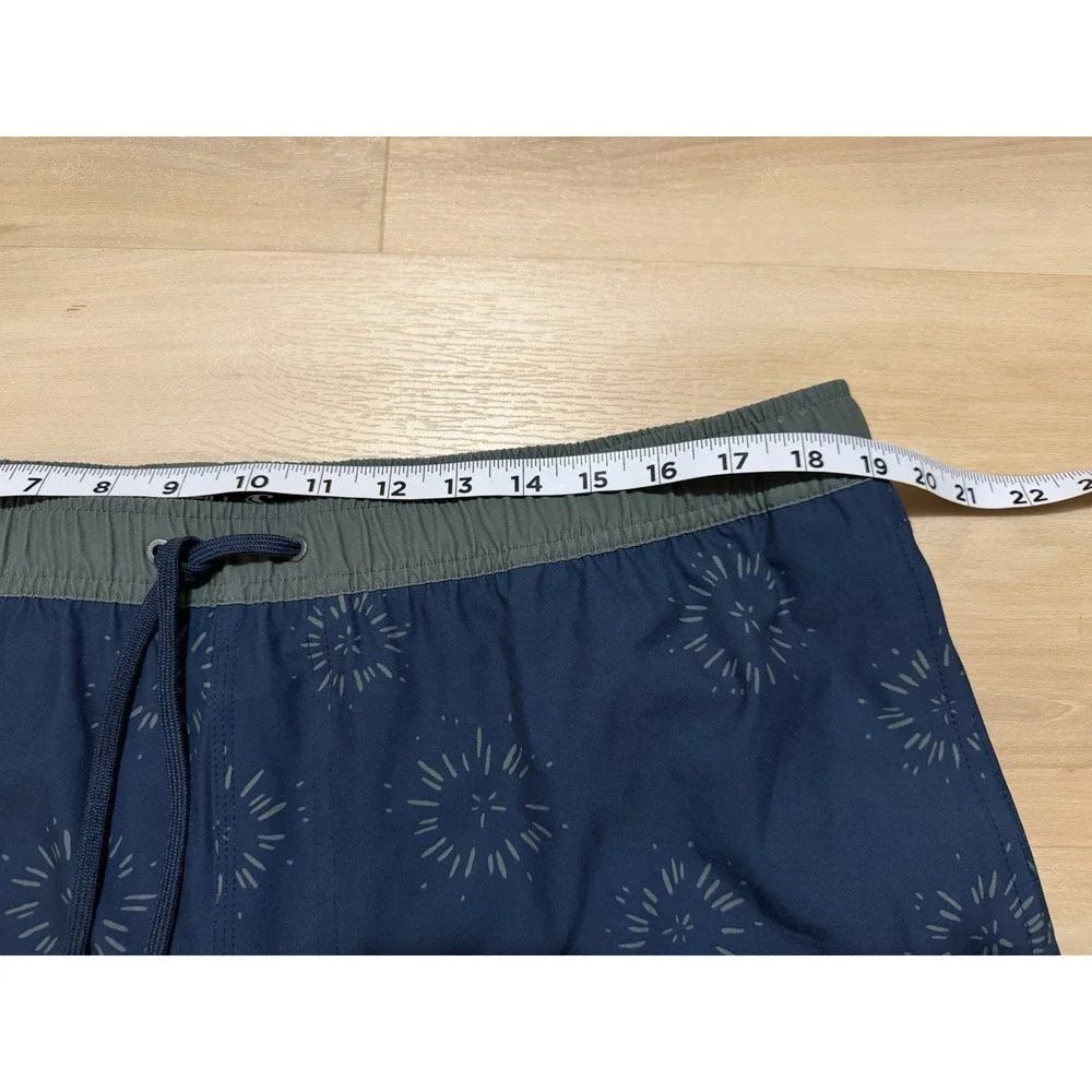 O'Neill Swim Trunks Mens Size XXL Blue Green Shorts Lined Hyperdry Stretch